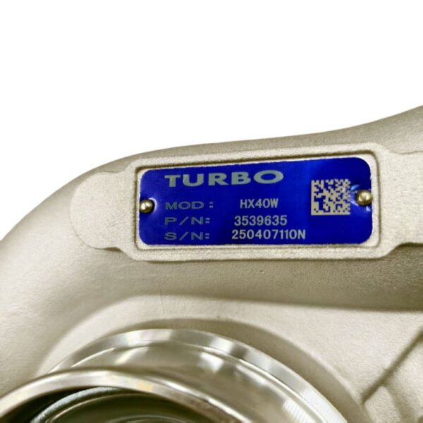 HX40W turbocharger 3539635 product image 3