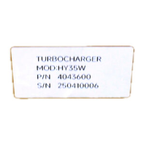 HY35W turbocharger 4043600 product image 4