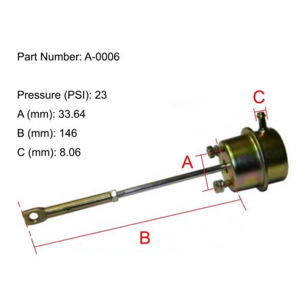 HX35W Turbo Actuator for FAW Bus Coach A-0006 - Image 5