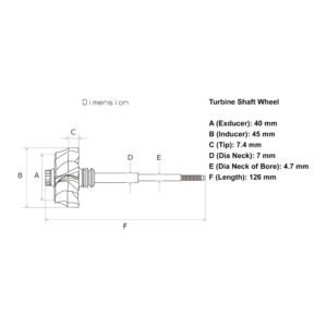 K03 Turbo Turbine Wheel for Audi A4 RP-0006 - Image 2