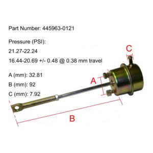 GT25 Turbo Actuator for Asia Motors 445963-0121 - Image 5