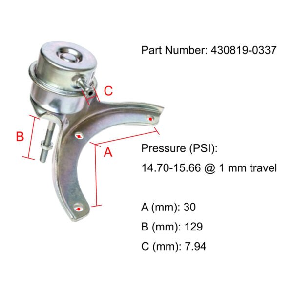 TB2573 Turbo Actuator for Iveco Daily 40-10 430819-0337 - Image 7